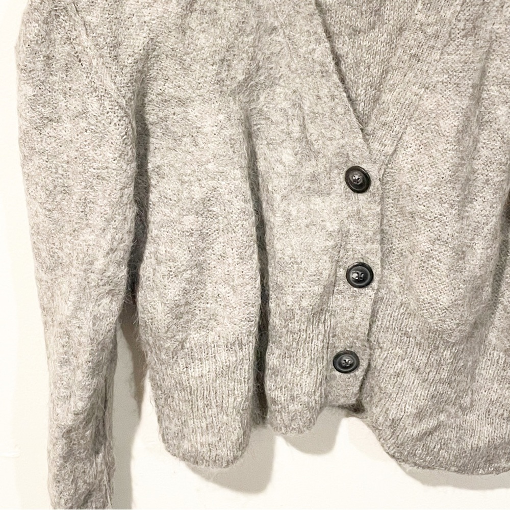 Free People Size XS‎ Eclair Alpaca Slouchy Oversized Cardigan Sweater - Picture 2 of 5